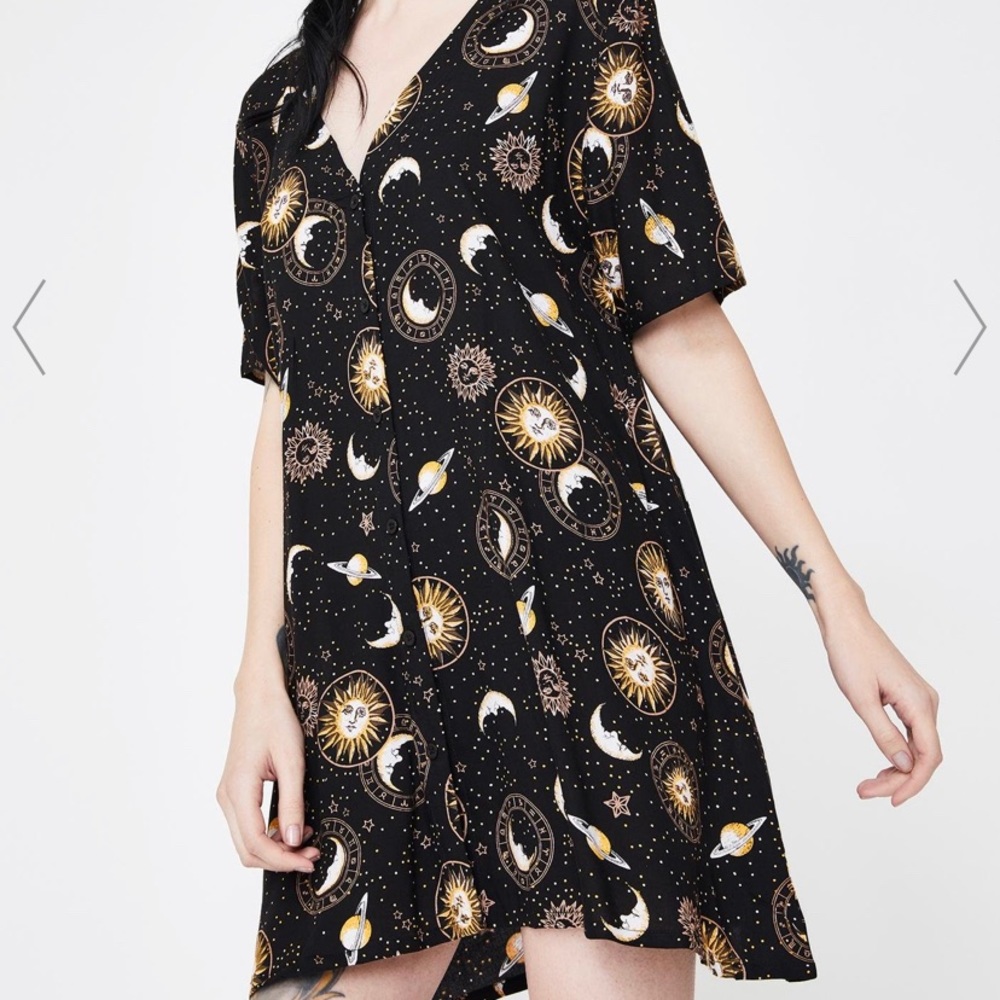 Motel Rocks Crosena Babydoll Dress